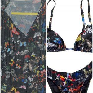 Swiminsta X Christian Lacroix Butterfly Bikini and Coverup